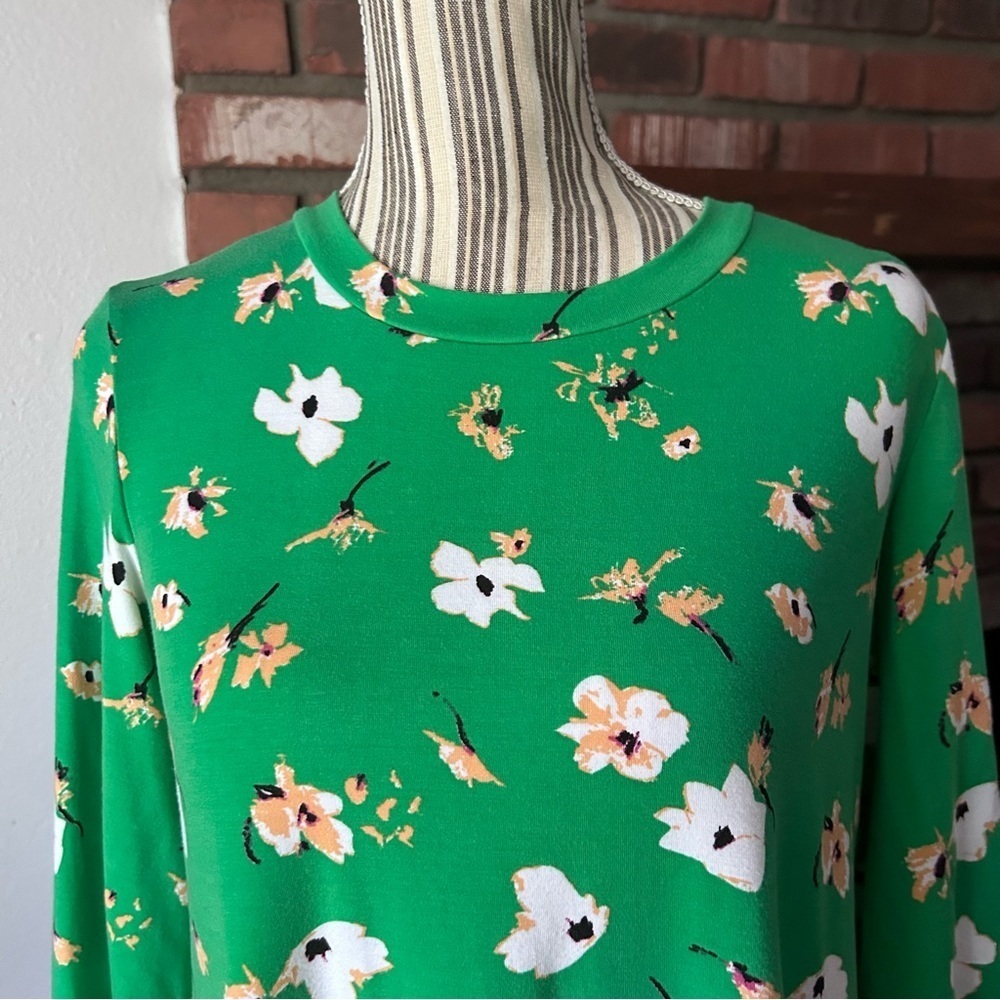 Sonnet James Georgia Play Dress in Green Floral Sz S - Picture 6 of 13